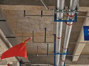 临河管廊支架的安装方法